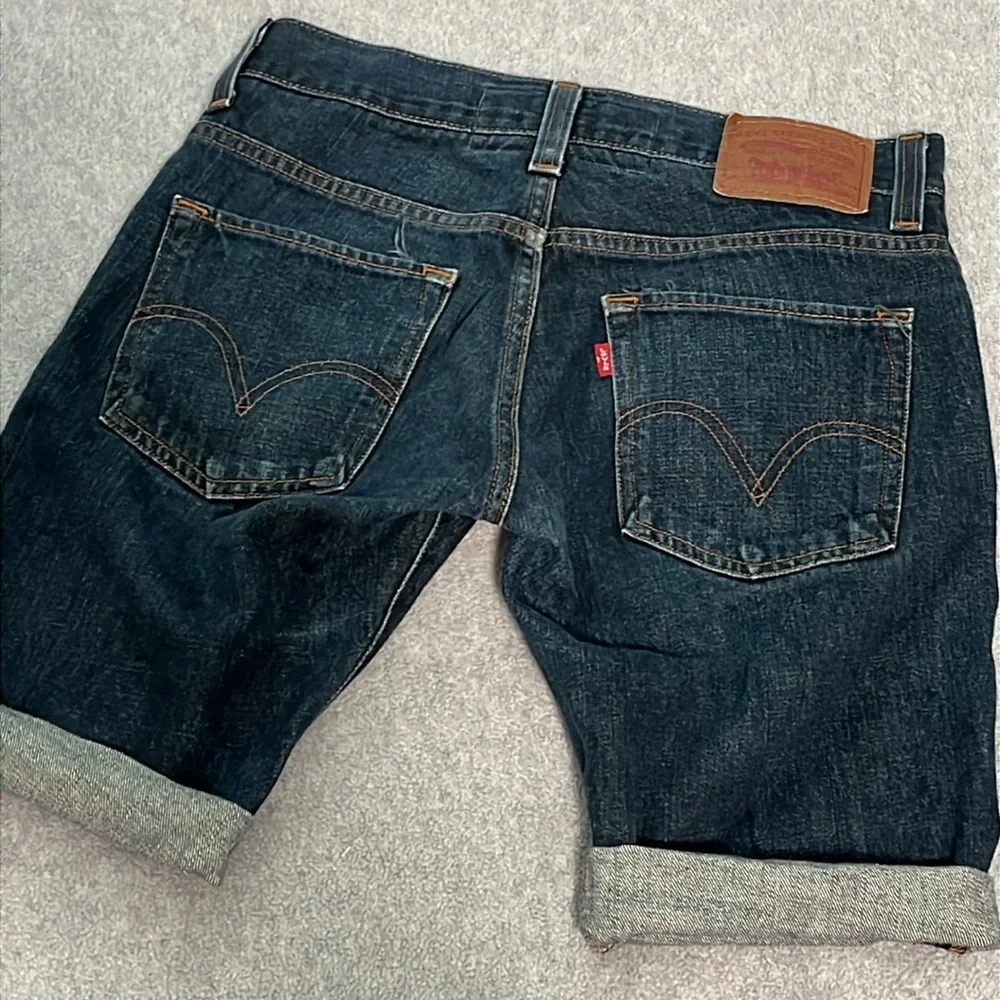 Levis Mens 511 Skinny Denim Cutoff Cuffed Shorts Size 31 Summer Casual Prepp